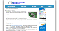Desktop Screenshot of currencyinformation.org