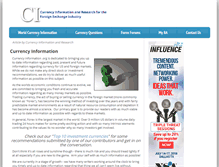 Tablet Screenshot of currencyinformation.org